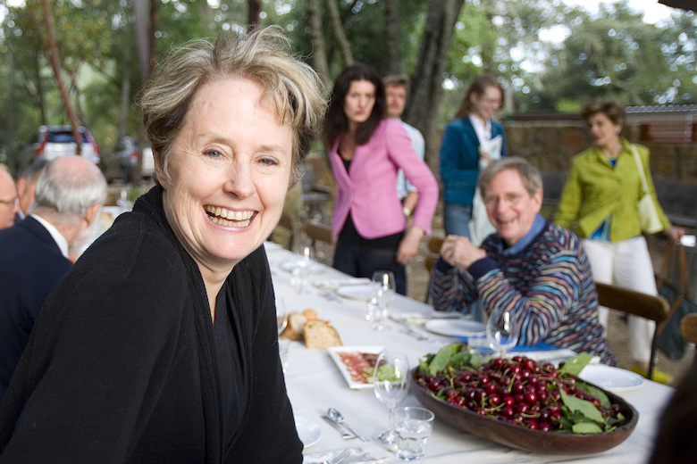 Alice Waters at Viader Vinyards Napa