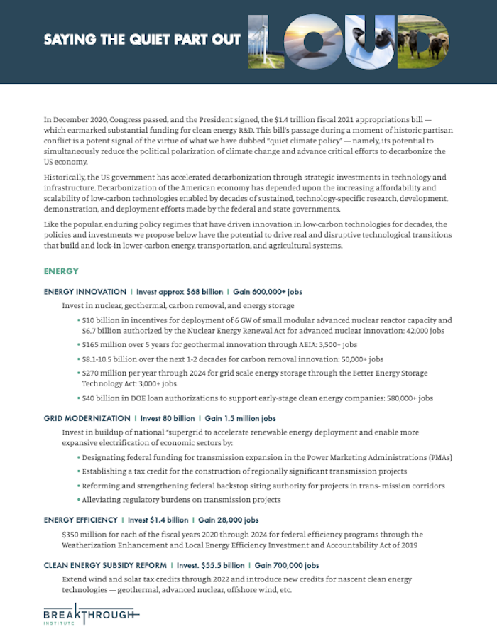 Quiet Climate Policy Fact Sheet v2