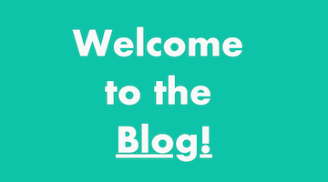 Welcome to the Blog